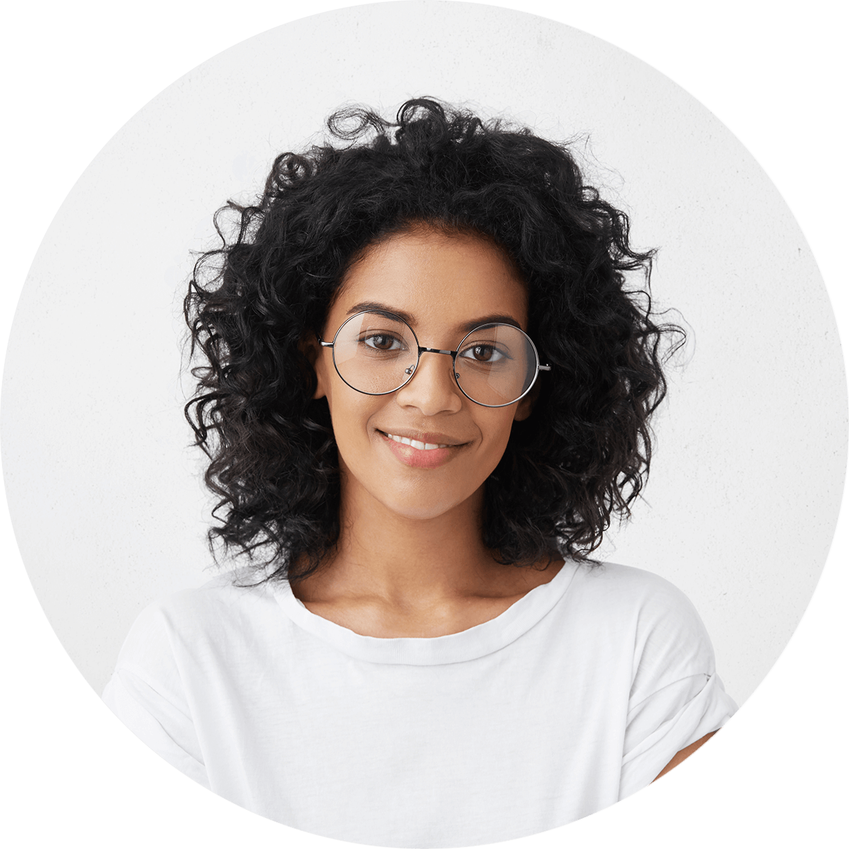 Femme avec lunette